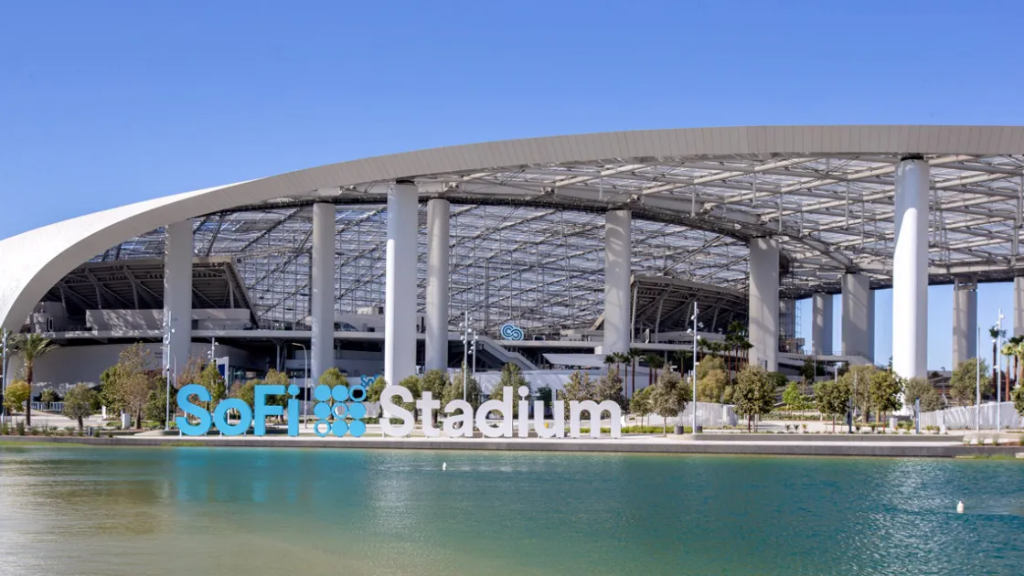 Iran vs New Zealand World Cup 2026 match at SoFi Stadium with luxury transportation in Los Angeles